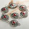 12 Pack: Multicolor Enamel Metal Link Beads, 15mm by Bead Landing™